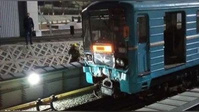 'Toshkent metrosida yo`lovchilarning poezd yo`liga tushib olishi ko`p uchramoqda — Toshkent metropoliteni'ning rasmi