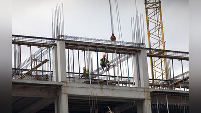 Изрображение 'На стройке в Карши произошло обрушение, погиб рабочий'