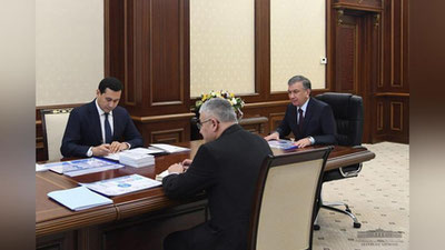 'Shavkat Mirziyoev BAA va Yaponiya bilan hamkorlikdagi loyihalarning amalga oshirilish holati bilan tanishdi'ning rasmi