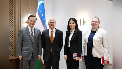 'Saida Mirziyoeva va Komil Allamjonov AQSh elchisi bilan uchrashdi'ning rasmi