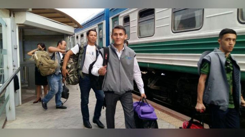 '​YoSh OLIMLARDAN IBORAT EKSPEDISIYa OROLBO`YIDAGI HOLATNI O`RGANIShADI'ning rasmi