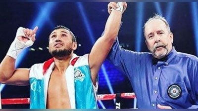 'Fazliddin G`oibnazarov armanistonlik raqibini engdi'ning rasmi