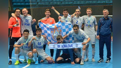 '“Олмалиқ” футзал бўйича Ўзбекистон чемпионига айланди!'ning rasmi
