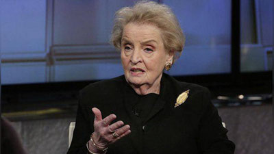 '​Trampning farmonidan norozi bo`lgan Madlen Olbrayt musulmon diniga o`tishga tayyorligini bildirdi'ning rasmi