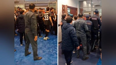 Изрображение 'После матча "Бунедкор" - "Насаф" возникла потасовка между футболистами (видео)'