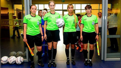 'O`zbekistonlik ayol hakamlar Osiyo Kubogi–2018 saralash bosqichi uchrashuvlarida ishlaydi 'ning rasmi