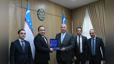 'Misrning “Air Cairo” aviakompaniyasi bilan muntazam avia qatnovlar yo`lga qo`yishga doir muzokaralar o`tkazildi'ning rasmi