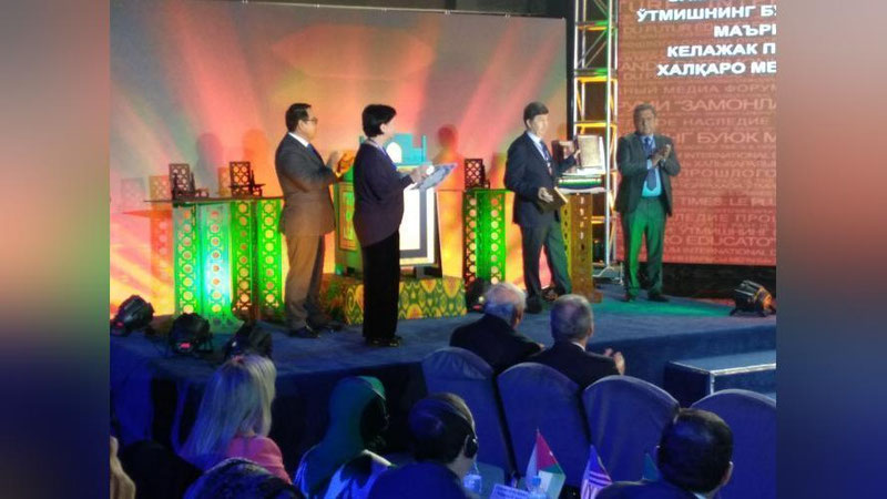 'BUGUN  TOShKENTDA XALQARO MEDIA-FORUMI O`Z IShINI BOShLADI 'ning rasmi