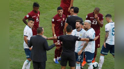 'JAHON FUTBOLI: Messi o`yindan chetlatildi, Saloh esa musobaqadan chiqib ketdi'ning rasmi
