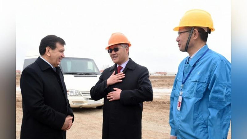 'ShAVKAT MIRZIYoEV ZAMONAVIY MARKAZ LOYIHASI BILAN TANIShDI 'ning rasmi