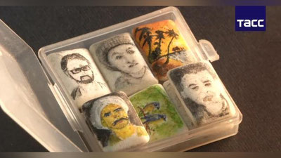 'Chinakam rassom uchun saqich ham polotno vazifasini o`taydi (Video)'ning rasmi