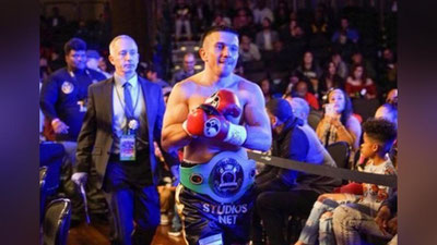 'Sanjar Rahmonov AQShda navbatdagi g`alabasiga erishdi'ning rasmi