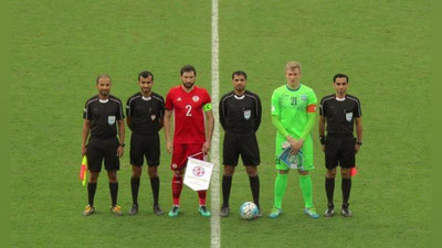 'O`zbekiston termasi o`rtoqlik o`yinida Gruziya bilan jangovar durang qayd etdi'ning rasmi