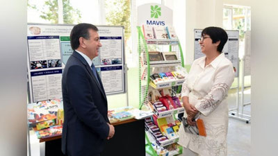 Изрображение 'ШАВКАТА МИРЗИЁЕВА ОЗНАКОМИЛИ С ПРОЕКТОМ ТЕХНОПАРКА В УЧТЕПИНСКОМ РАЙОНЕ'