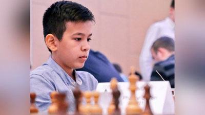 '13 YoShLI NODIRBEK GROSSMEYSTERGA AYLANDI 'ning rasmi