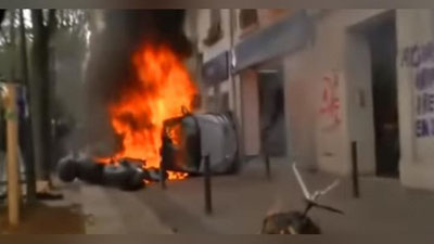 'Париждаги оммавий тартибсизликлар акс этган видео YouTube каналига жойлаштирилди (видео)'ning rasmi