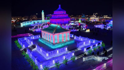 'Харбиндаги «Қор ва муз» фестивали 'ning rasmi