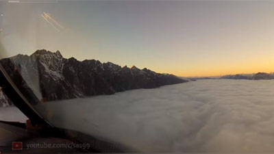 Изрображение 'ПИЛОТ САМОЛЕТА СНЯЛ ЖУТКОЕ ВИДЕО ПОСАДКИ В ГУСТЫХ ОБЛАКАХ'