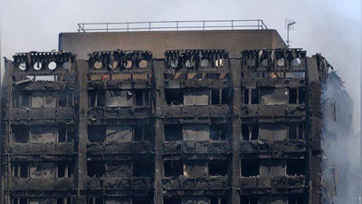 '​Londonda yuz bergan yong`in oqibatida 65 kishi bedarak yo`qoldi'ning rasmi