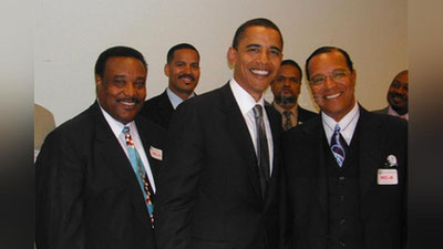 'Обаманинг қора танли радикаллар билан учрашган махфий фотосурати топилди'ning rasmi