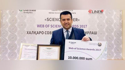 'ИНҲА УНИВЕРСИТЕТИ  ПРОФЕССОРИ ХУСНИДДИН ОЛИМОВ ХАЛҚАРО “SCIENCE LEADER” МУКОФОТИНИ ҚЎЛГА КИРИТДИ'ning rasmi