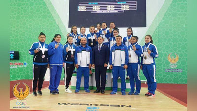 Изрображение 'КОМАНДА УЗБЕКИСТАНА СТАЛА ПЕРВОЙ НА ЧА ПО ТЯЖЕЛОЙ АТЛЕТИКЕ'