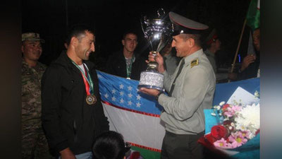 'Xalqaro musobaqada O`zbekiston Mudofaa vazirligi harbiylari 2-o`rinni qo`lga kiritdi'ning rasmi