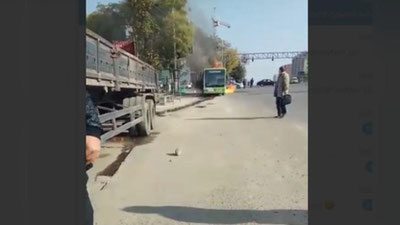 Изрображение 'В ТАШКЕНТЕ СНОВА ГОРЕЛ АВТОБУС (ФОТО, ВИДЕО)'