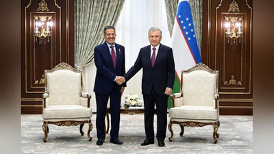 'O`zbekiston Prezidenti Saudiya Arabistoni bilan ustuvor investisiya loyihalarining borishini ko`rib chiqdi'ning rasmi