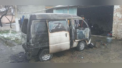 'Namanganda Damas yonib ketdi'ning rasmi