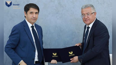 'Soliq qo`mitasi raisining birinchi o`rinbosari va Toshkent shahridagi Xalqaro Vestminster universiteti rektori uchrashuv o`tkazdi'ning rasmi