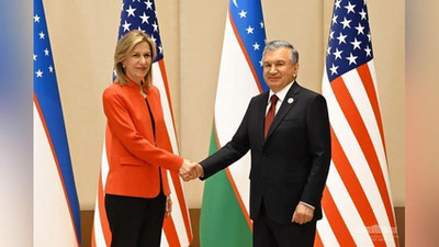 'Shavkat Mirziyoev AQSh delegasiyasini qabul qildi'ning rasmi