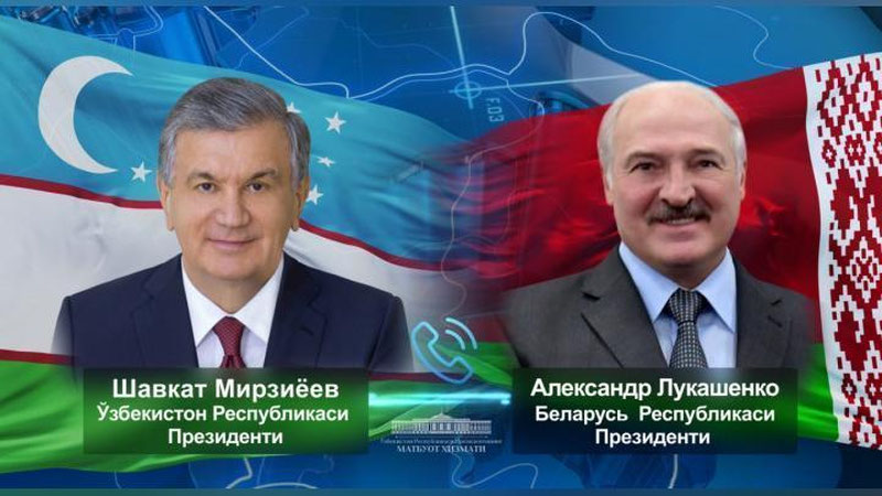 'Shavkat Mirziyoev Aleksandr Lukashenkoni tavallud kuni bilan tabrikladi'ning rasmi