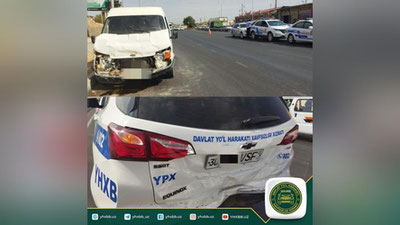 'Samarqandda "Ford" mashinasi YPX xodimi boshqaruvidagi "Equinox" bilan to`qnashdi'ning rasmi