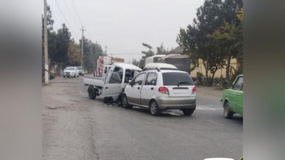 'Andijonda 2ta avtomobil ishtirokida YTH yuz berdi'ning rasmi