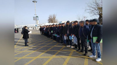 '81 нафар фуқаро ишлаш учун Россияга жўнаб кетди'ning rasmi