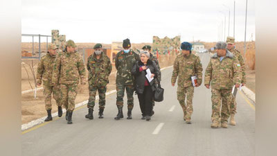 'Хоразмдаги “Янгиариқ” полигонига Ҳиндистон ҳарбий делегацияси ташриф буюрди'ning rasmi
