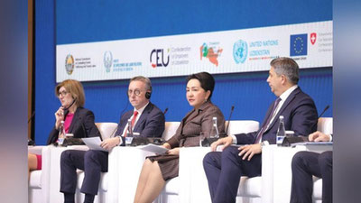 'Давлат раҳбарининг қатъий сиёсий иродаси туфайли мамлакатда болалар меҳнати ва мажбурий меҳнатни йўқ қилиш соҳасида аниқ натижаларга эришилди'ning rasmi