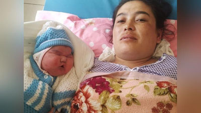 Изрображение 'В сырдарьинском роддоме появилась на свет девочка весом 7 кг'