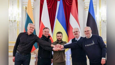 'Польша, Латвия, Литва ва Эстония президентлари Киевга борди'ning rasmi