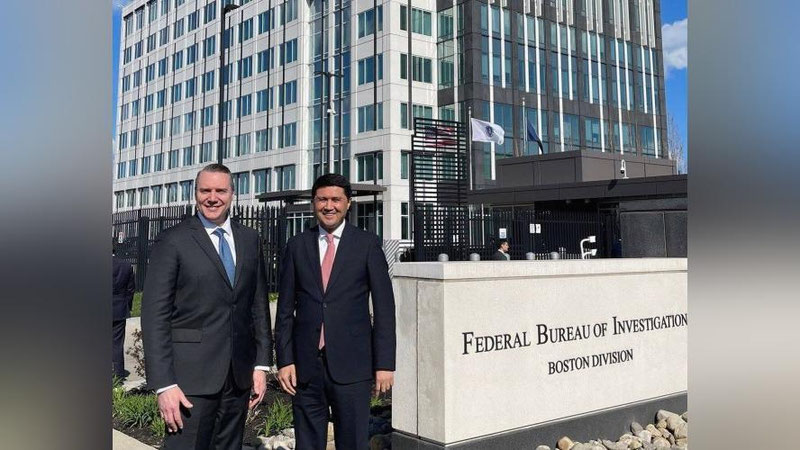 'AQShda bo`lib turgan O`zbekiston delegasiyasi Federal tergov byurosiga tashrif buyurdi'ning rasmi
