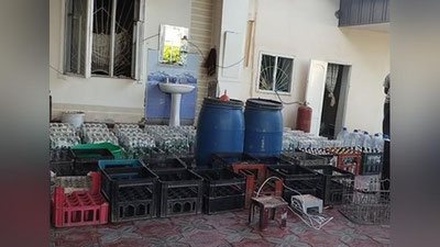 'Қамаши ва Шерободда алкоголь маҳсулотларини қўлбола усулда тайёрлаб сотаётган яширин цехлар фош этилди'ning rasmi