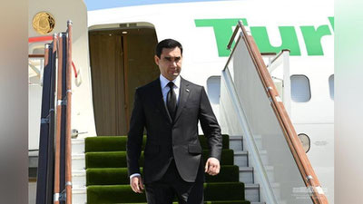 'Сердар Бердимуҳамедов Самарқандга борди (фото)'ning rasmi