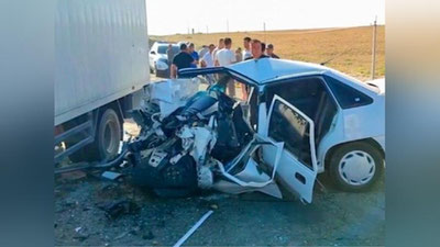 Изрображение 'Под Джизаком водитель грузовика уснул за рулем и спровоцировал ДТП: погибли 5 человек'