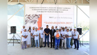 'ShHTda Samarqand ruhi: Xorijlik haykaltaroshlar Samarqandda yig`ildi - foto'ning rasmi