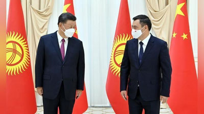 'Qirg`iziston va Xitoy etakchilari Samarqandda muzokara o`tkazdi'ning rasmi