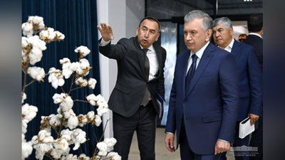 'Bugun Sirdaryoga kelishdan asosiy maqsadimiz – viloyatni aholisi to`liq ish bilan ta`minlangan hududga aylantirish mezonlarini belgilash — Shavkat Mirziyoev (foto)'ning rasmi