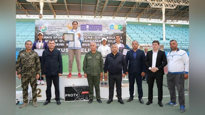 'Qashqadaryo hokimi kubogida respublika tennischilari jam bo`ldi'ning rasmi