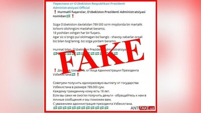 'Prezident nomidan foydalangan xolda firibgarlik faoliyati bilan shug`ullanuvchilar soni ortmoqda'ning rasmi