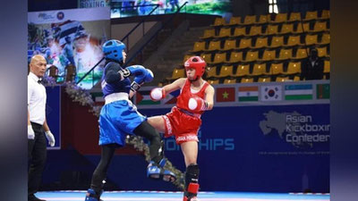 'Bankokda bo`lib o`tayotgan Osiyo chempionatida o`zbekistonlik 19 nafar kikboksingchi finalga yo`llanma oldi'ning rasmi